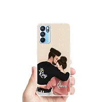 Stylish Silicon Printed Back Cover for Oppo Reno 6 5G-thumb2