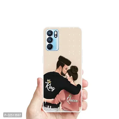 Stylish Silicon Printed Back Cover for Oppo Reno 6 5G-thumb3