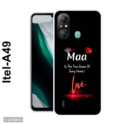 Stylish Silicon Printed Back Cover for Itel A49-thumb0