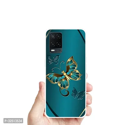 Stylish Silicon Printed Back Cover for Oppo A54-thumb3