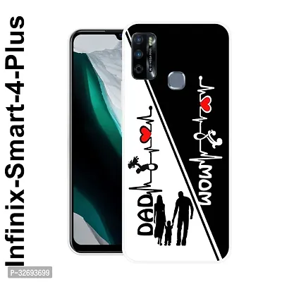 Stylish Back Cover for Infinix Smart 4 Plus