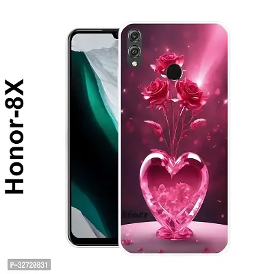 Stylish Silicon Printed Back Case Cover for Honor 8x-thumb0