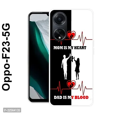 Trendy Silicone Printed Mobile Back Cover for Oppo F23-5G