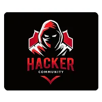 Clossy? Hacker Comunity Ractangle Printed Mouse Pad | Printed Mouse Pad for Computer, PC, Laptop-thumb1