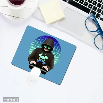Clossy? Technical Hacker Ractangle Printed Mouse Pad | Printed Mouse Pad for Computer, PC, Laptop-thumb0