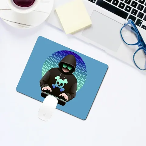 Clossy? Technical Hacker Ractangle Printed Mouse Pad | Printed Mouse Pad for Computer, PC, Laptop