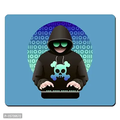 Clossy? Technical Hacker Ractangle Printed Mouse Pad | Printed Mouse Pad for Computer, PC, Laptop-thumb2