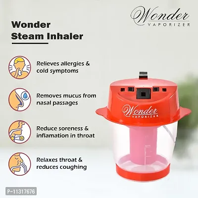 Wonder Steam Inhaler Sauna Vaporizer for Cold and Cough-thumb4