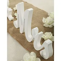 DreamKraft Wooden Vintage Style Mr and Mrs Wedding Decor (White, Standard)-thumb3