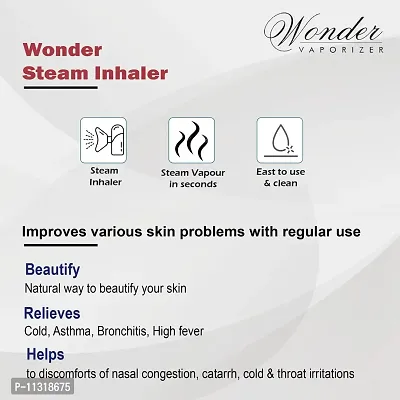 Wonder Steam Inhaler Sauna Vaporizer for Blackheads Removal, Cold & Cough, Rejuvenate Skin for Youthful Complexion, Helps in Breathing Disorders, Face Humidifier-thumb5