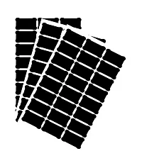 Monk Wish Waterproof Chalkboard Label Stickers for Storage Organizer (Black, 48 PC)-thumb1