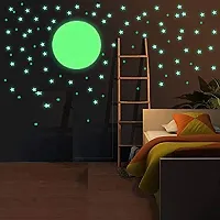 DreamKraft Vinyl Glow In The Dark Wall Stickers 9.44 x 11.81 x 0.39 inches, Green,3S1M-thumb1