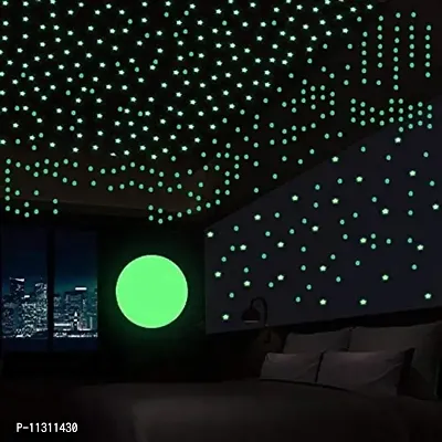 DreamKraft Vinyl Glow In The Dark Wall Stickers 9.44 x 11.81 x 0.39 inches, Green,3S1M