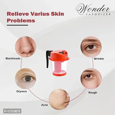 Wonder Steam Inhaler Sauna Vaporizer for Blackheads Removal, Cold & Cough, Rejuvenate Skin for Youthful Complexion, Helps in Breathing Disorders, Face Humidifier-thumb3