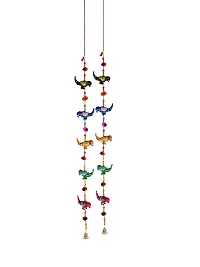 Monk wish Decorative Parrot Door Hangings Wall Art (96 cm) (Set of 2)-thumb3