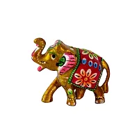 DreamKraft Handcrafted Set of 3 Showpiece Elephant for Decoration and Gift Purpose-thumb2