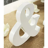 DreamKraft Wooden Vintage Style Mr and Mrs Wedding Decor (White, Standard)-thumb4