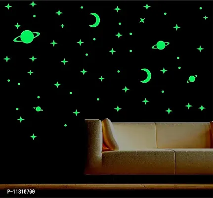 DreamKraft Decal Stickers for Simulated Moon Effect at Night Perfect Gift Kids Boys Girls (Design#6)