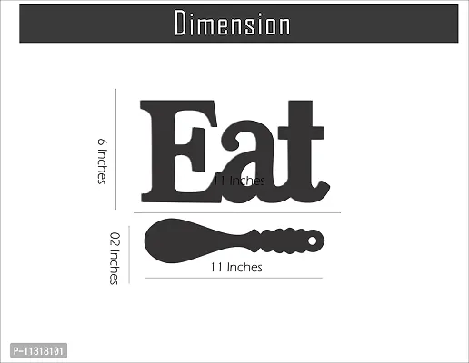 DreamKraft Eat Kitchen Sign Wooden Wall Plaque Wall Decoration for Home Office, Living Room and Gifting D?cor-thumb4