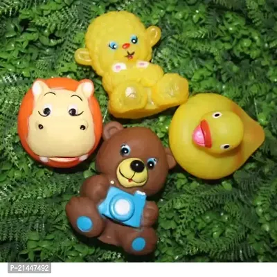 TOY 4 pcs Soft and Cute Bath chu chu toy for little kids Bath Toy