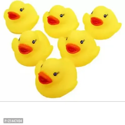 The Sweet Musical Sound Duck Soft Toy Non-Toxic Baby Bath Toy 6 Pic 5cm