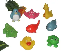 The Baby Bath soft toys Chu Chu Sound for kids 8 pcs Bath Toy (Multicolor)-thumb3