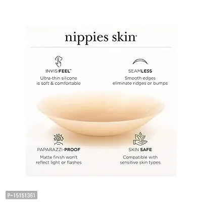 Women's Reusable Nipple Cover - Silicone Nipple Cover Bra Pad - Adhesive  Reusable Nipple Pads - Thin Silicone Nipple Cover Pasties