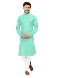 Stylish Men Kurtas , Fashi MenS Cotton Straight Kurta-thumb2