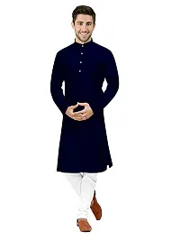 Stylish Men Kurtas , Fashi MenS Cotton Straight Kurta-thumb3