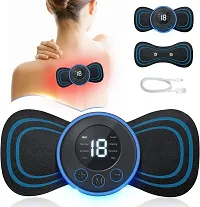 Body Massager,Wireless Portable Neck Massager with 8 Modes and 19 Strength Levels Rechargeable Pain Relief EMS Massage Machine for Shoulder,Arms,Legs,Back Pain for Men and Women.-thumb1