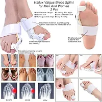 Toe Straightener Bunion Corrector Splint with Toe Fracture Support and Foot Support for Pain Relief-thumb1