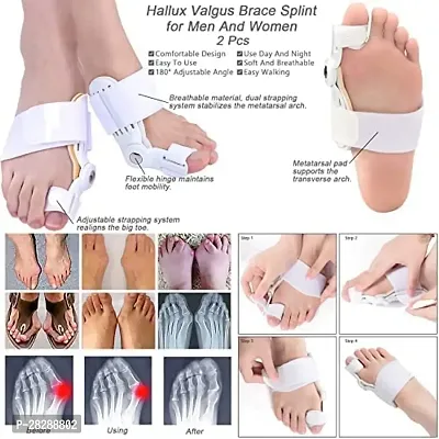 Toe Straightener Bunion Corrector Splint with Toe Fracture Support and Foot Support for Pain Relief-thumb2