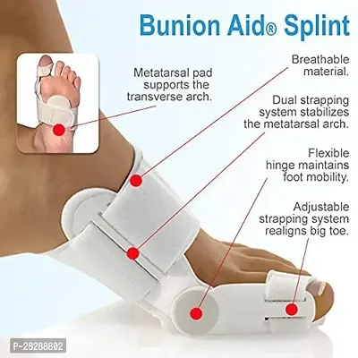 Toe Straightener Bunion Corrector Splint with Toe Fracture Support and Foot Support for Pain Relief-thumb4