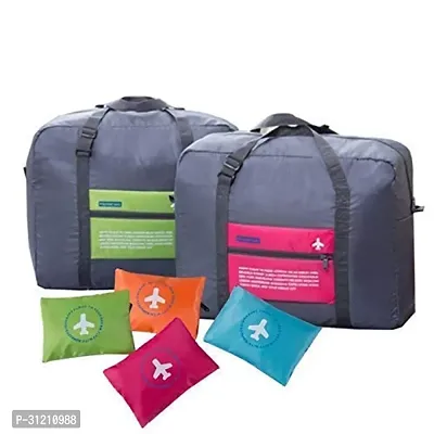 Foldable Polyester Travel Duffle Bag 32 L Waterproof Foldable Travel Storage Bag (Assorted color)-thumb5