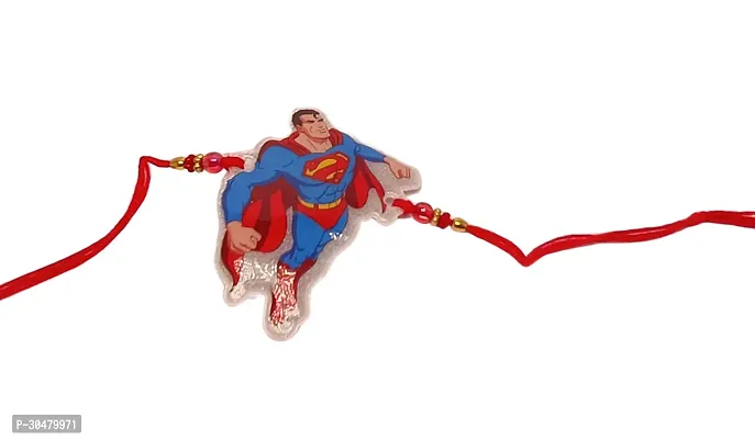 Super Man Glitter rakhi for Kids-thumb2