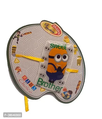 Minion Glitter Rakhi For Kids Pack Of 1-thumb0