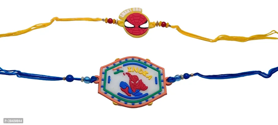 2 Spider Man Rakhi For Kids-thumb0