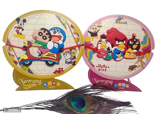 Sinchan Doramon  Angry Bird Rakhi For Kids-thumb0