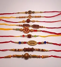 Desginer Rakhi Set For Brother Pack Of 9-thumb2