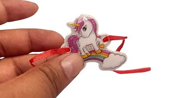 Unicorn Glitter rakhi for Kids-thumb1