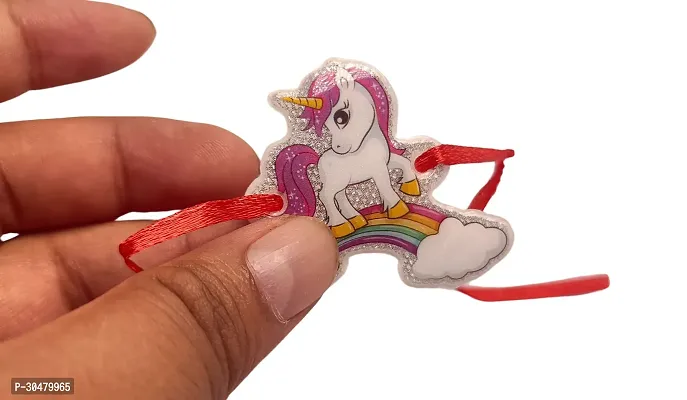 Unicorn Glitter rakhi for Kids-thumb2