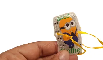 Minion Glitter rakhi for Kids-thumb1