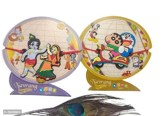 Sinchan Doramon  Radha Krishna Rakhi For Kids-thumb0