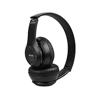 P 47 Wireless Bluetooth Noise Cancellation Over-Ear Headphone with Mic with FM and SD Card Slot-thumb2