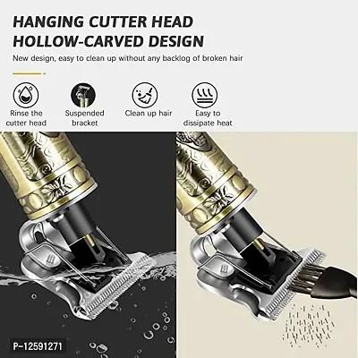 Trimmer Men, trimmer Professional Hair Trimmer Clipper, Zero Gapped T-Blade Close Cutting Hair Clippers for Men Rechargeable Cordless Trimmers for Haircut Beard-thumb4