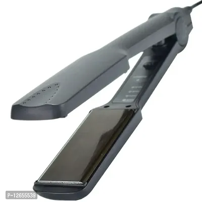 PROFESSIONAL KM-329 BLACK HAIR STRAIGHTENER-thumb0