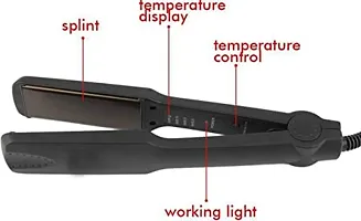 PROFESSIONAL KM-329 BLACK HAIR STRAIGHTENER-thumb3