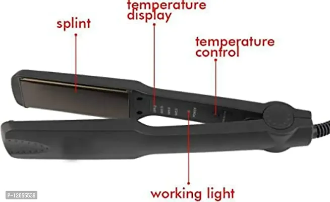 PROFESSIONAL KM-329 BLACK HAIR STRAIGHTENER-thumb4