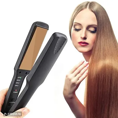 PROFESSIONAL KM-329 BLACK HAIR STRAIGHTENER-thumb3