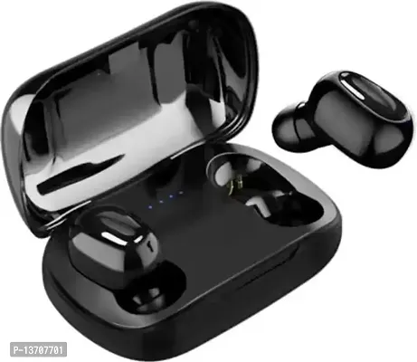 in-Ear  Bluetooth L-21 Earbuds Bluetooth Headset with Chaging Case (with Mic)-thumb0